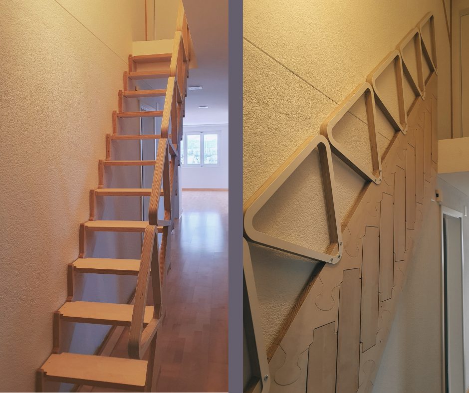 Klapster Treppe – Platzsparend, stilvoll und funktional