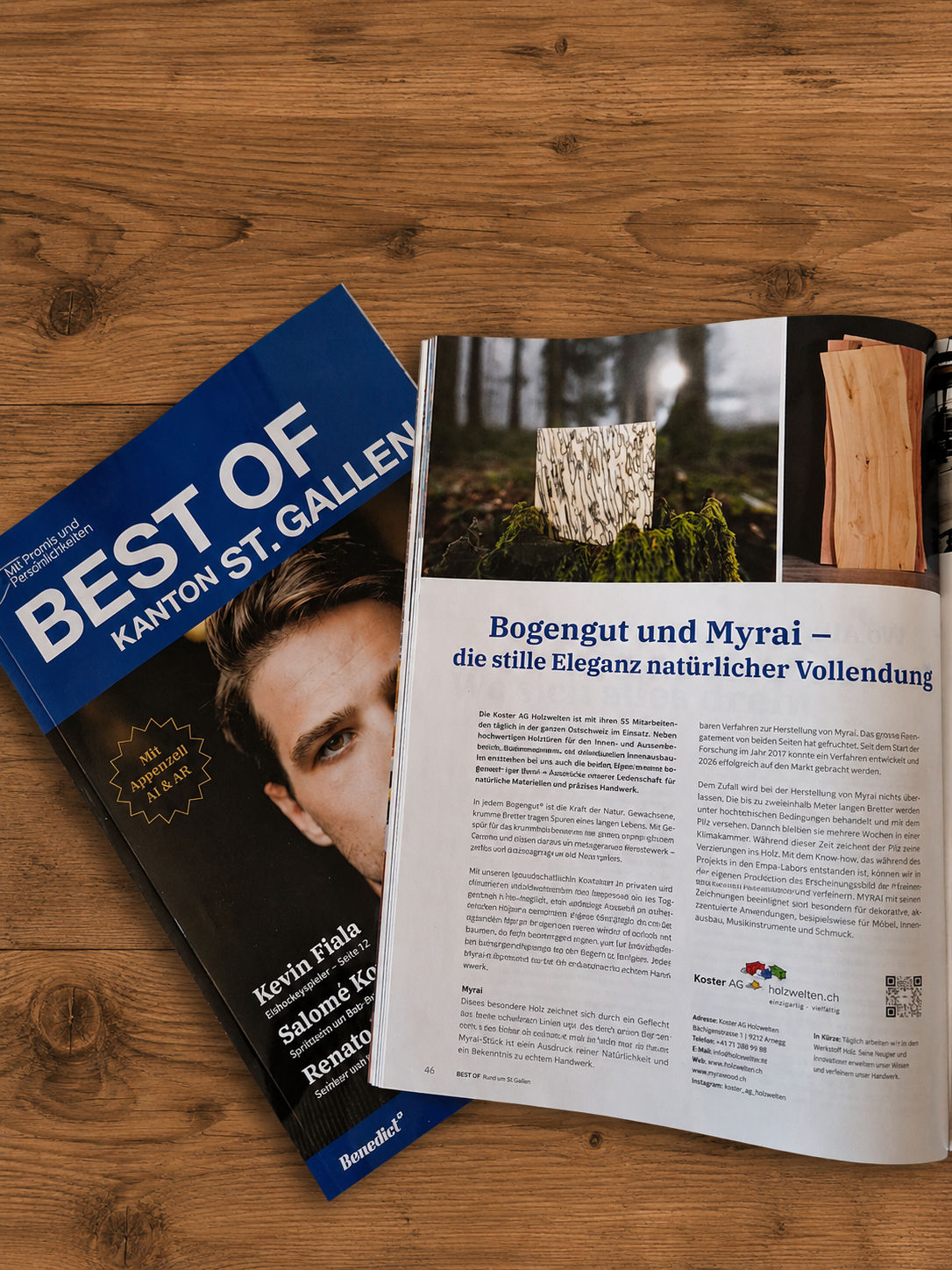 Wir freuen uns über unseren neuen Beitrag im «BEST OF Kanton St.Gallen»!